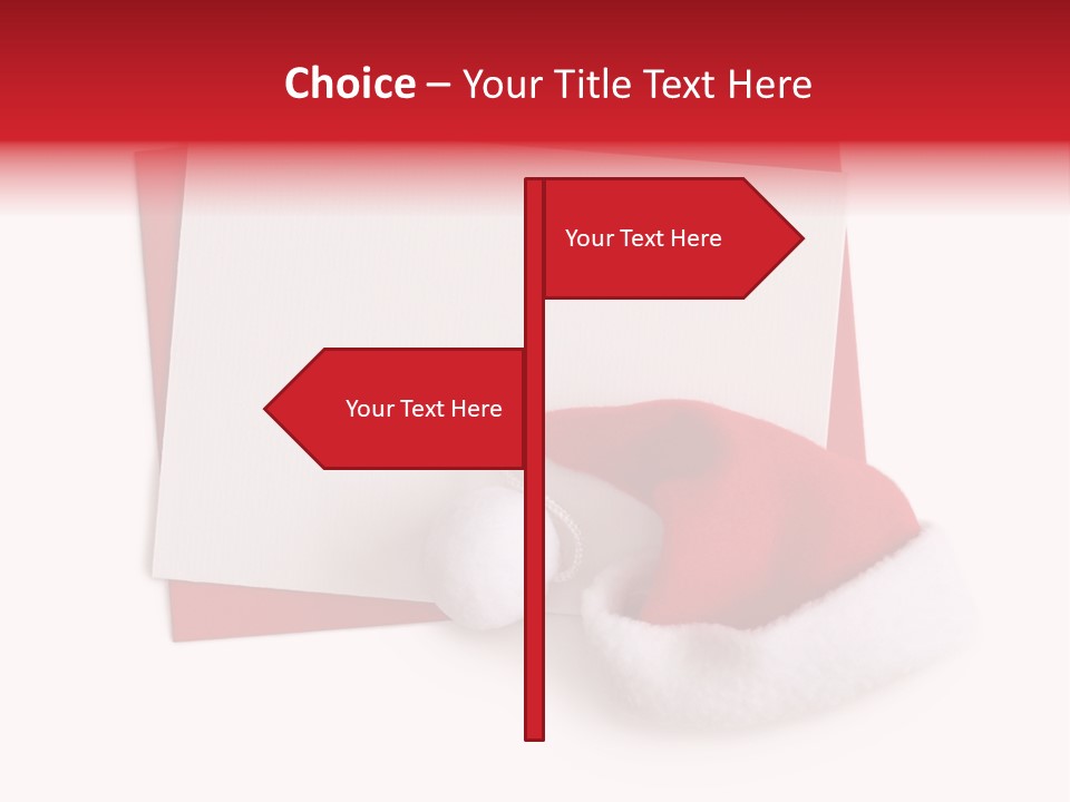 Space Message Christmas PowerPoint Template