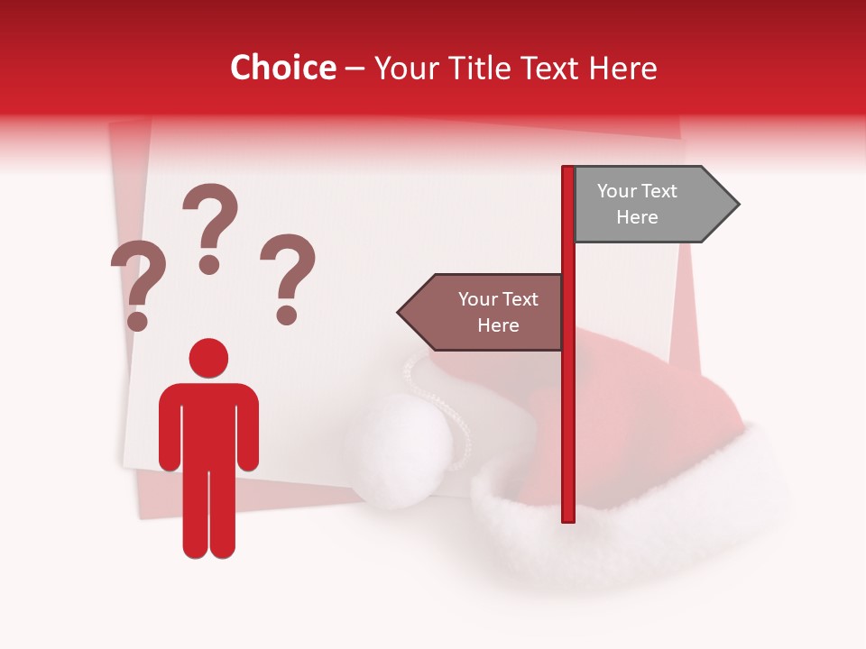 Space Message Christmas PowerPoint Template