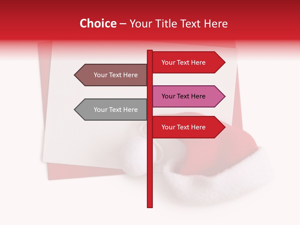 Space Message Christmas PowerPoint Template