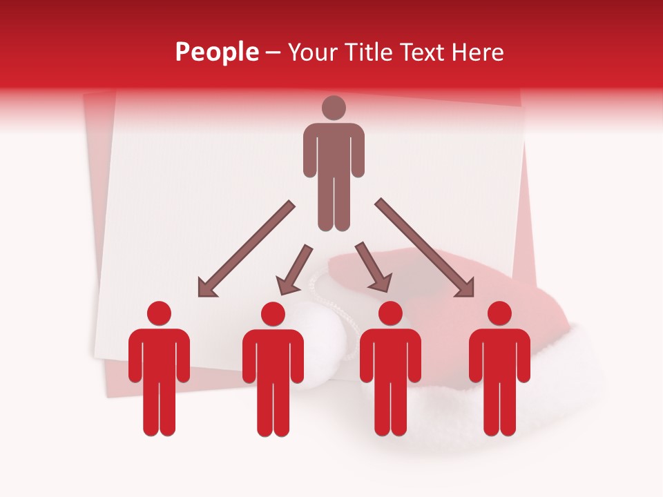 Space Message Christmas PowerPoint Template