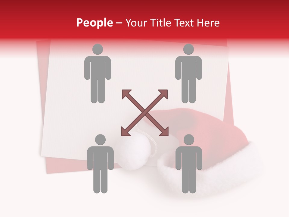 Space Message Christmas PowerPoint Template