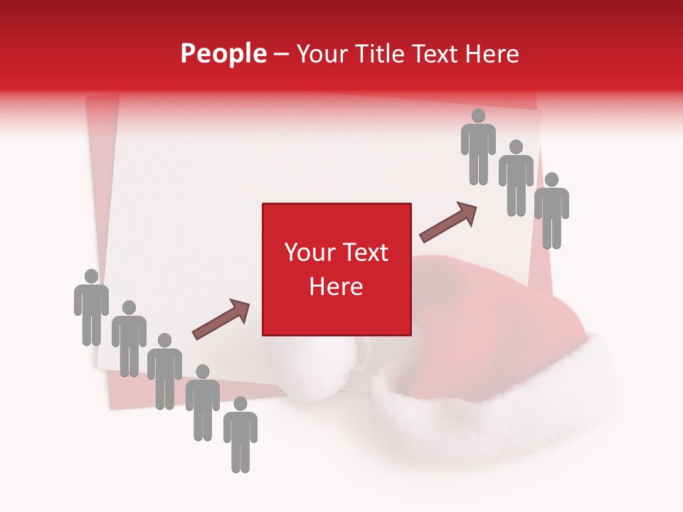 Space Message Christmas PowerPoint Template