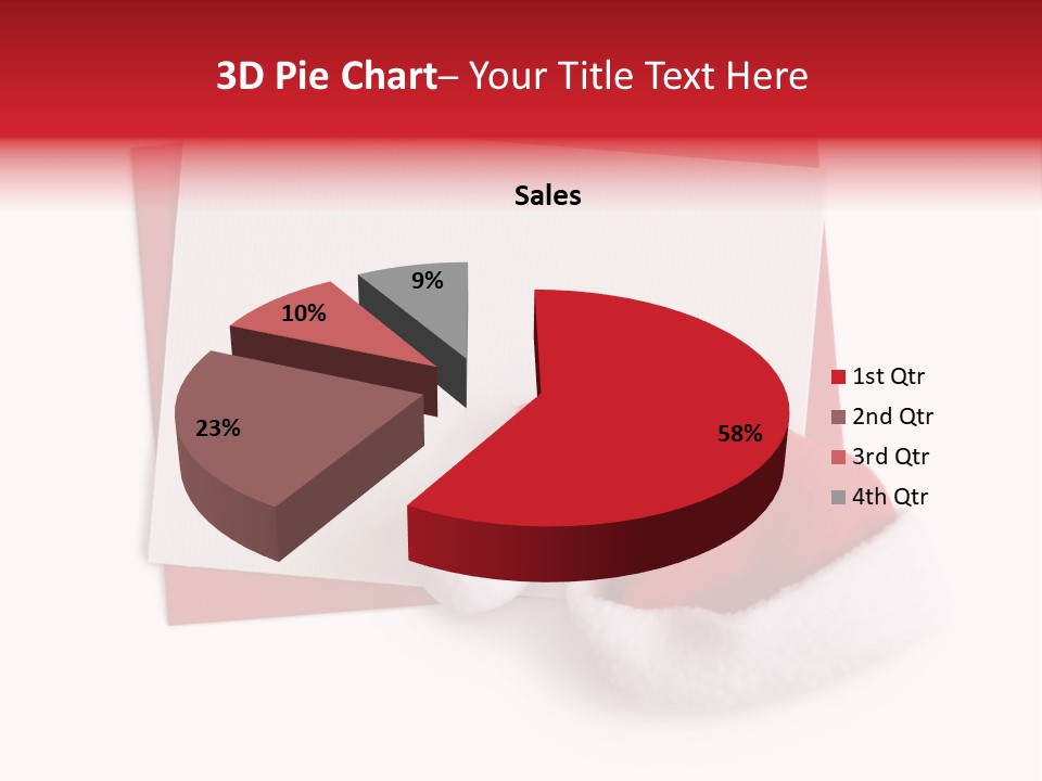 Space Message Christmas PowerPoint Template