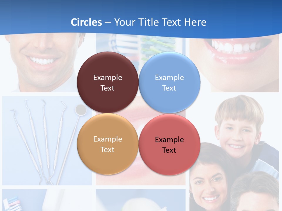 Lips Whitening Man PowerPoint Template