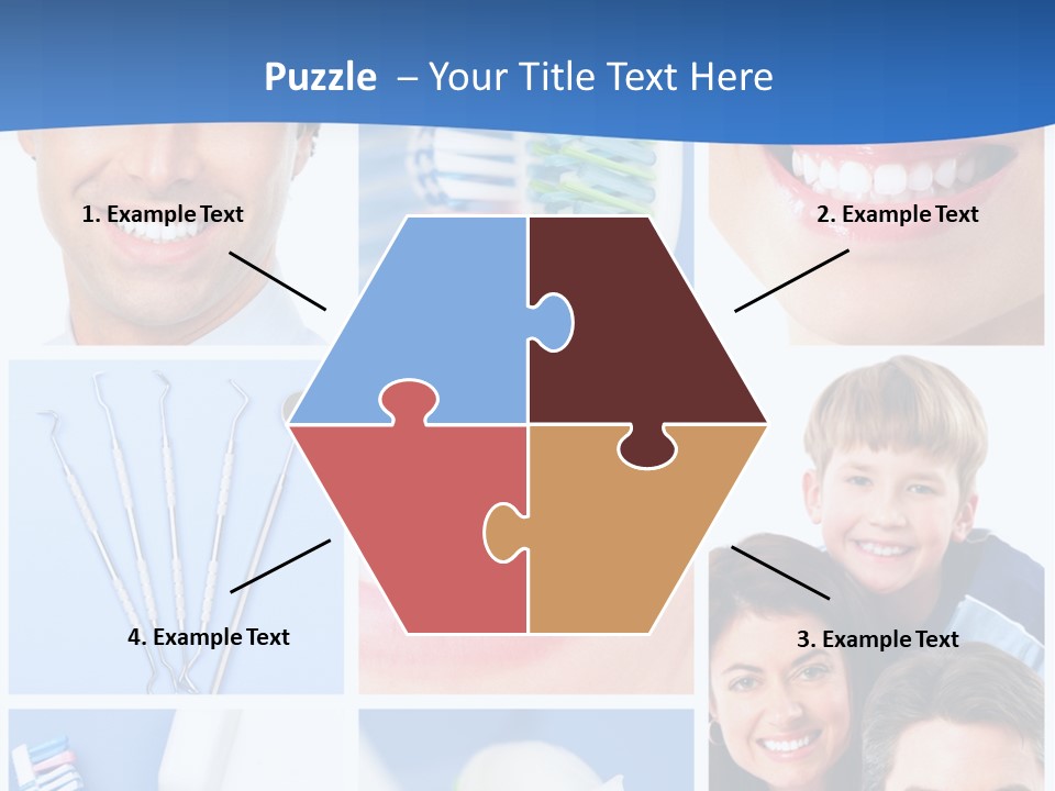 Lips Whitening Man PowerPoint Template