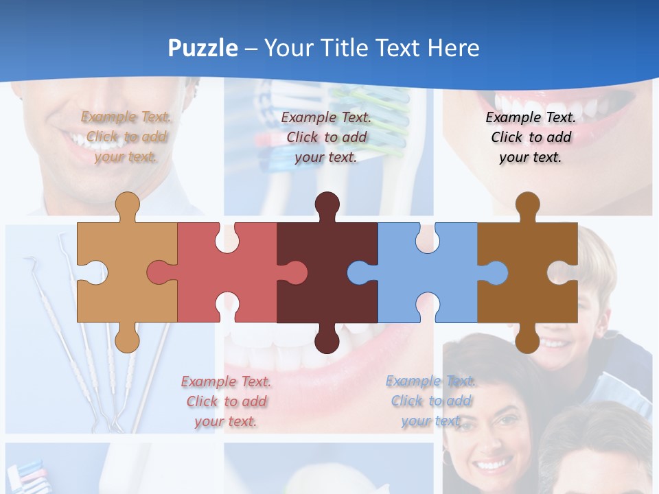 Lips Whitening Man PowerPoint Template