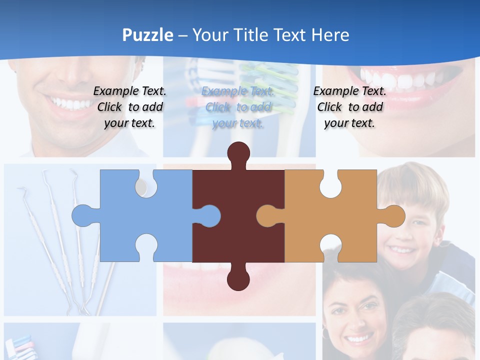 Lips Whitening Man PowerPoint Template