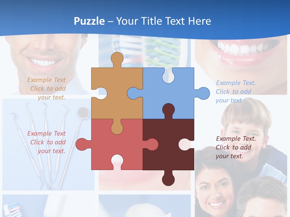 Lips Whitening Man PowerPoint Template