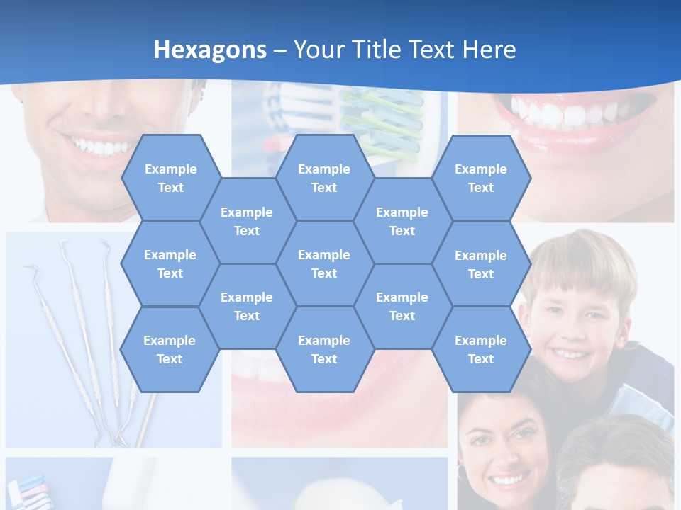 Lips Whitening Man PowerPoint Template