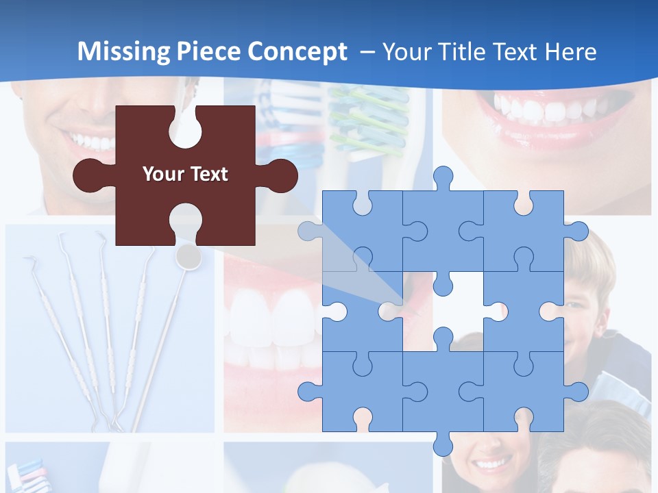 Lips Whitening Man PowerPoint Template