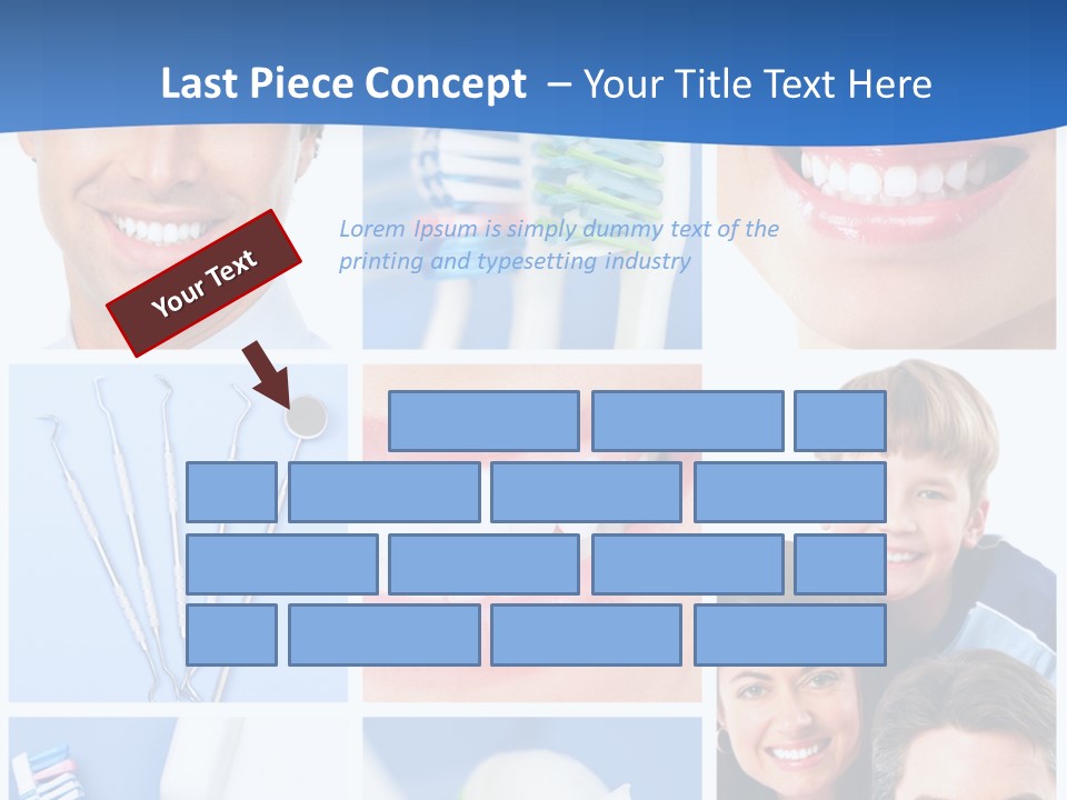 Lips Whitening Man PowerPoint Template