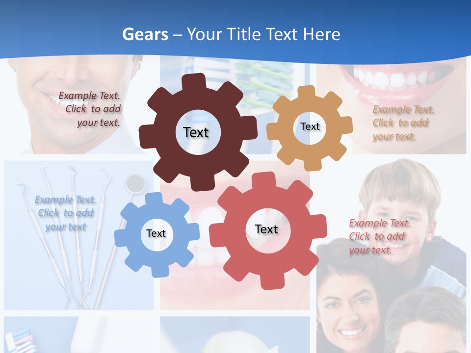 Lips Whitening Man PowerPoint Template