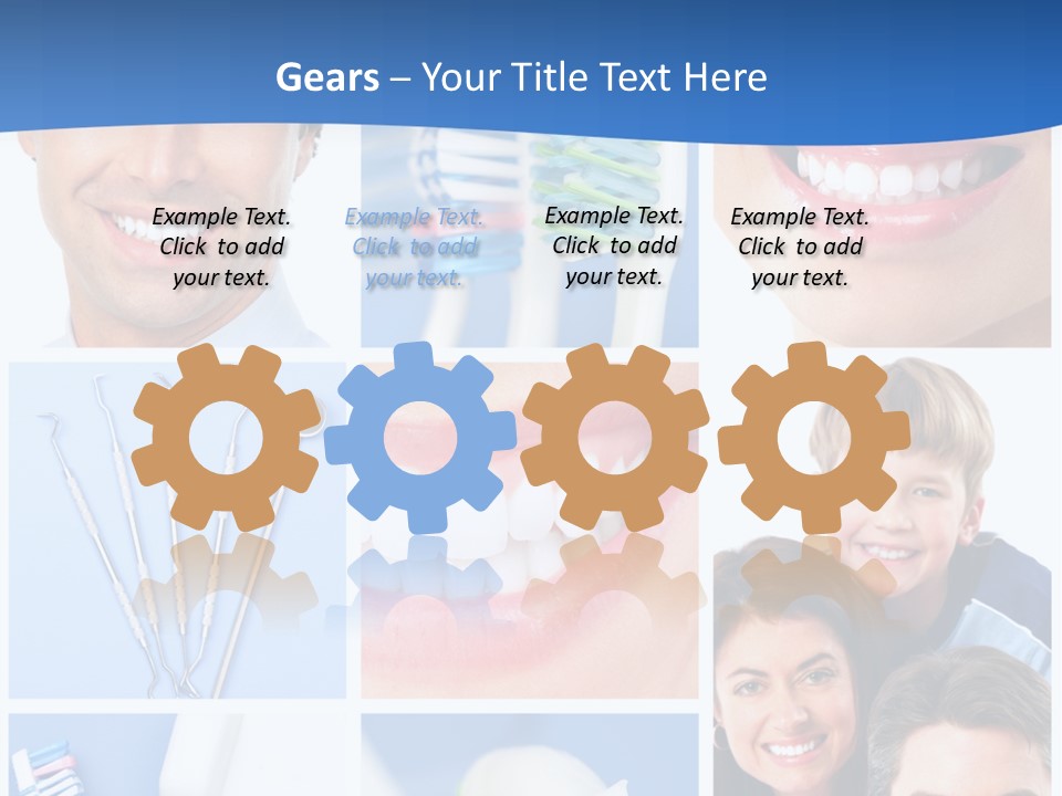 Lips Whitening Man PowerPoint Template