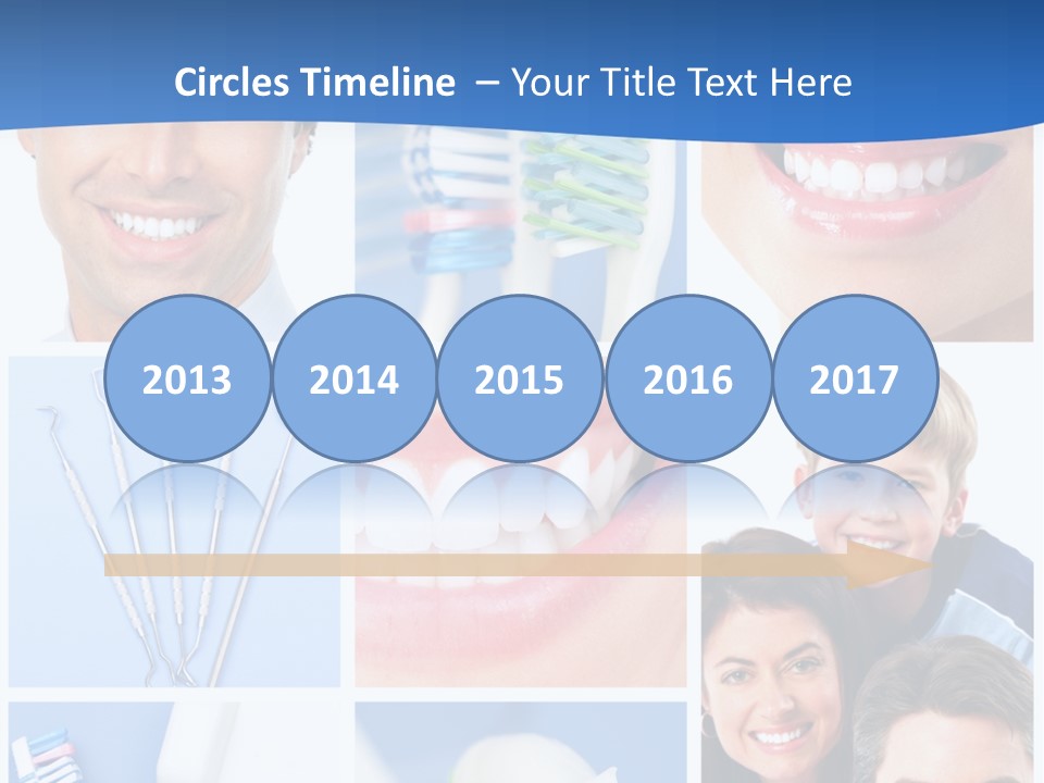 Lips Whitening Man PowerPoint Template