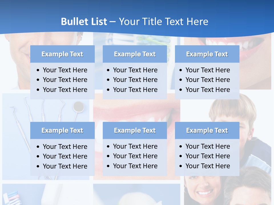 Lips Whitening Man PowerPoint Template