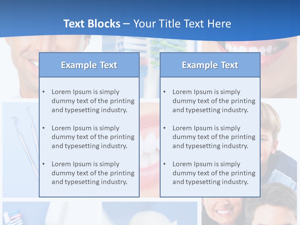 Lips Whitening Man PowerPoint Template