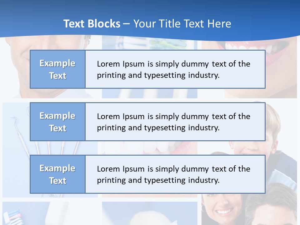 Lips Whitening Man PowerPoint Template