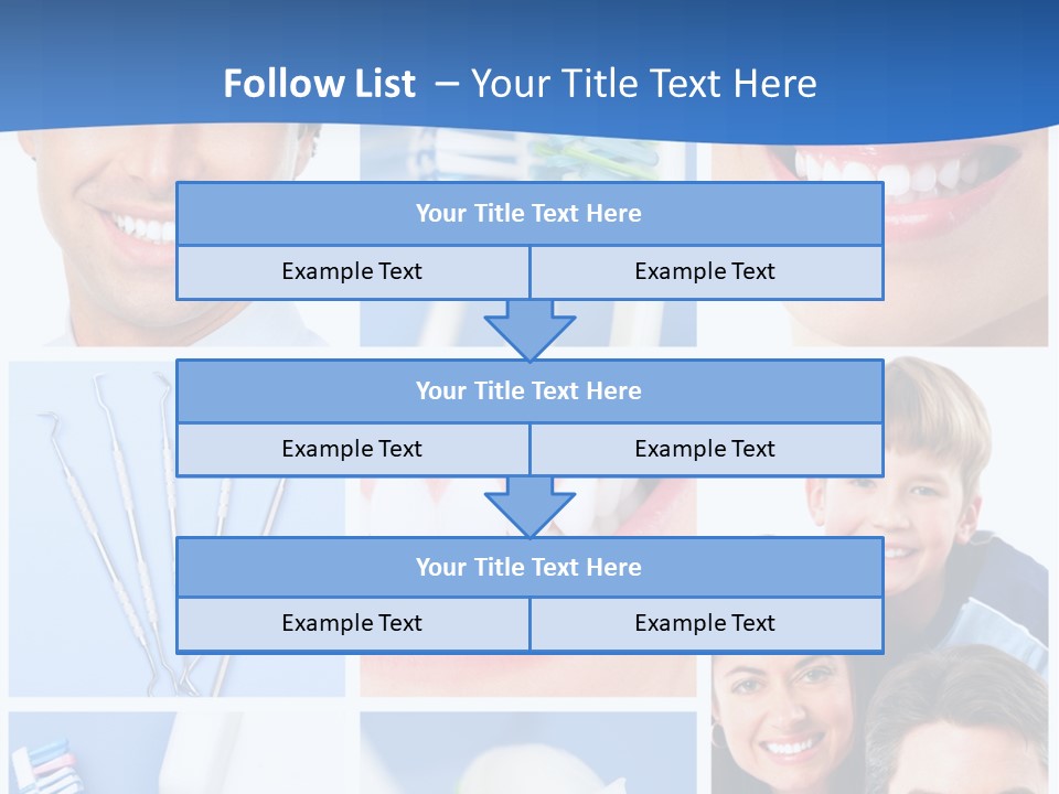 Lips Whitening Man PowerPoint Template