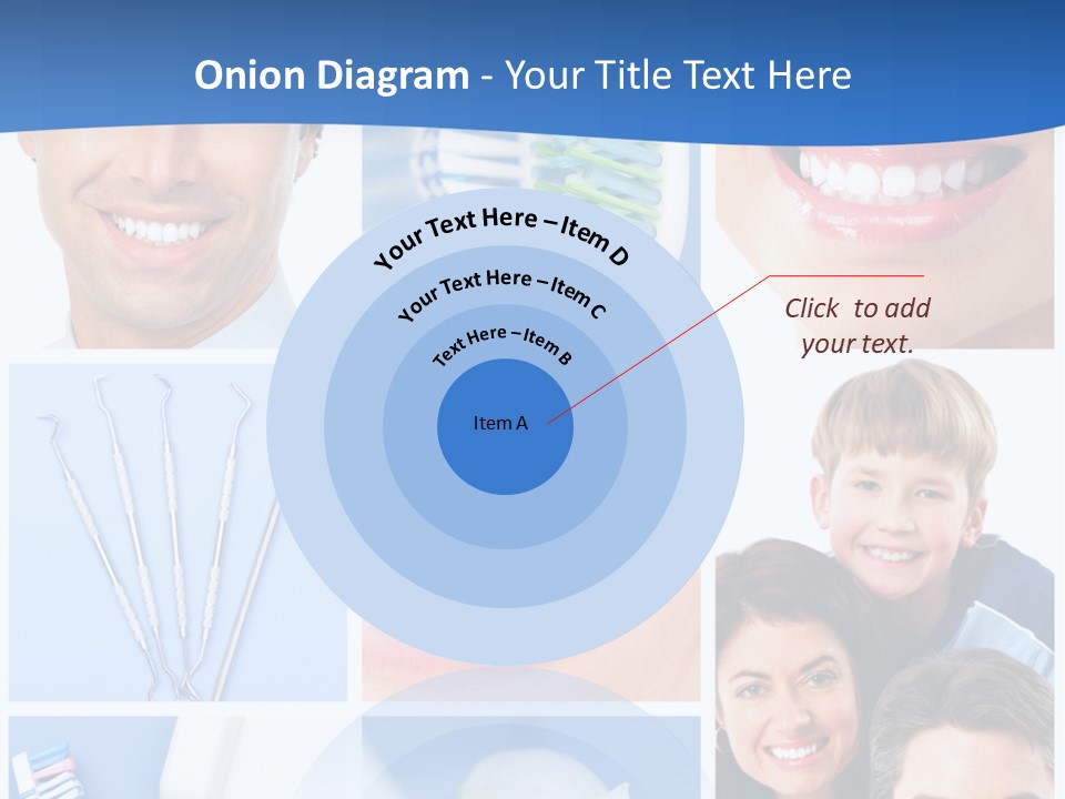 Lips Whitening Man PowerPoint Template