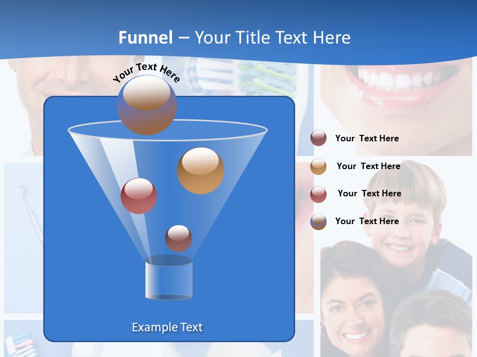 Lips Whitening Man PowerPoint Template