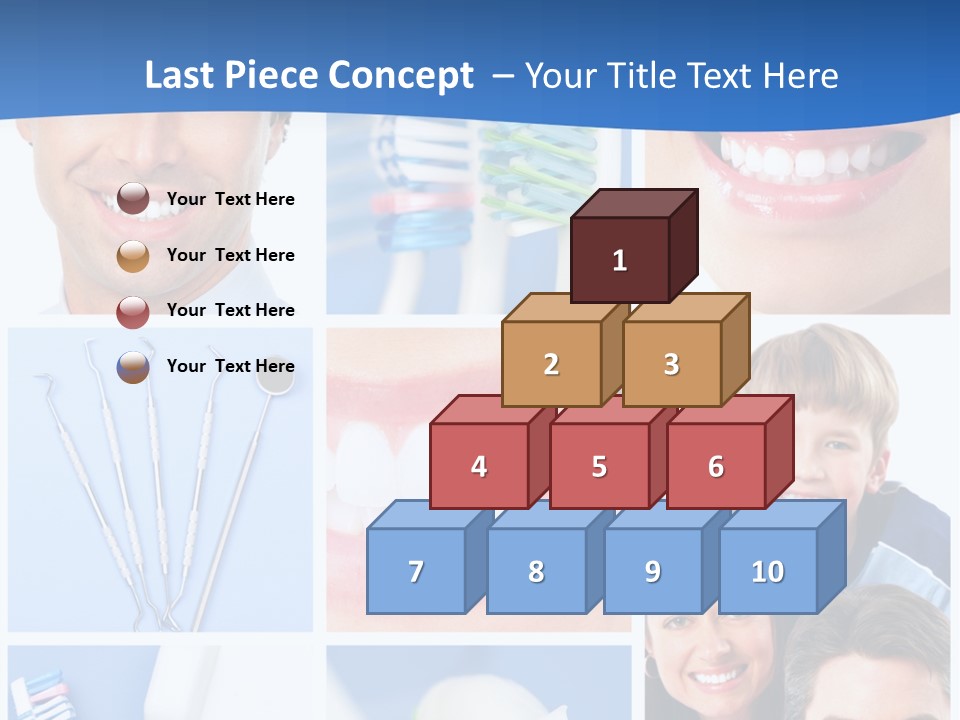 Lips Whitening Man PowerPoint Template