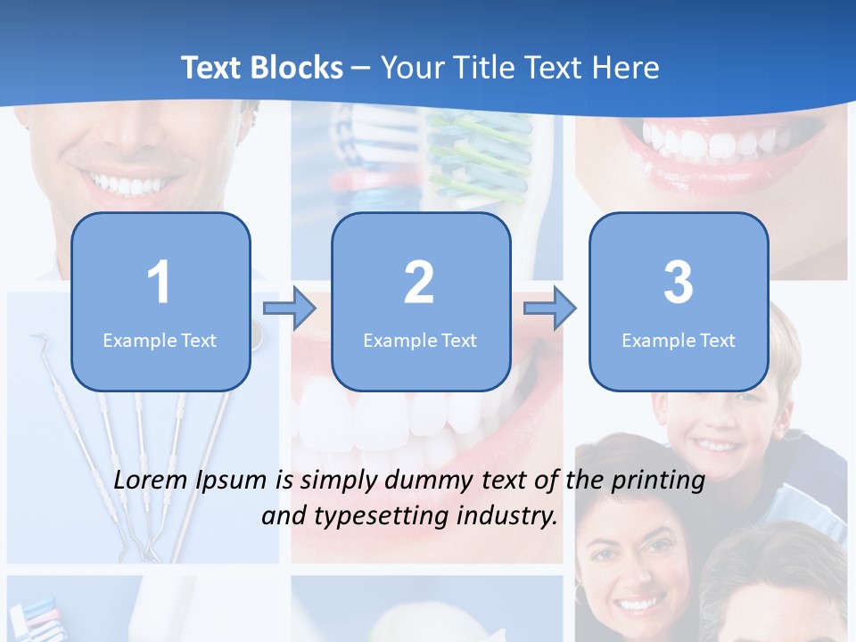 Lips Whitening Man PowerPoint Template