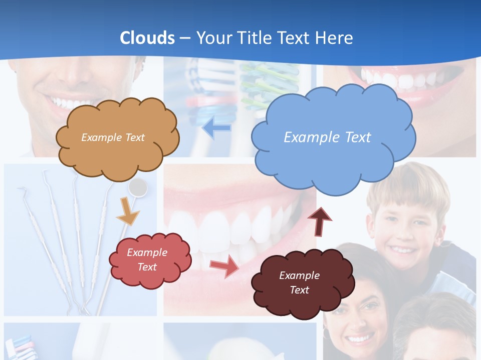 Lips Whitening Man PowerPoint Template