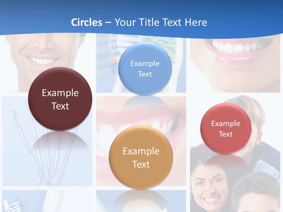 Lips Whitening Man PowerPoint Template