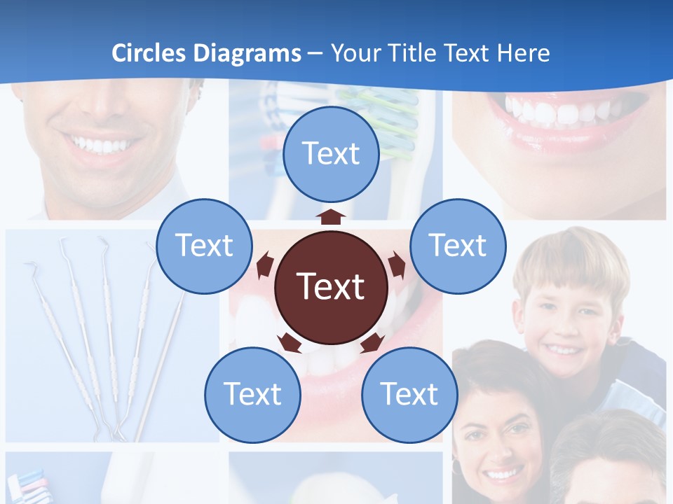 Lips Whitening Man PowerPoint Template