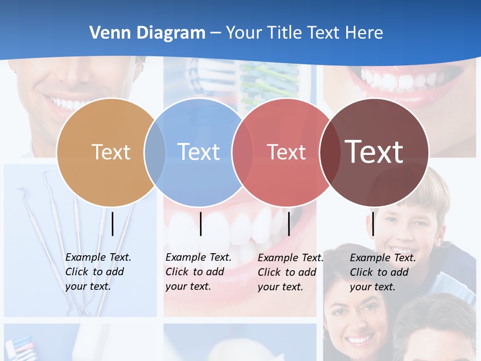 Lips Whitening Man PowerPoint Template