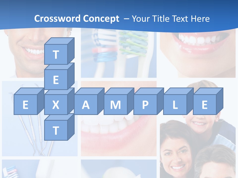 Lips Whitening Man PowerPoint Template