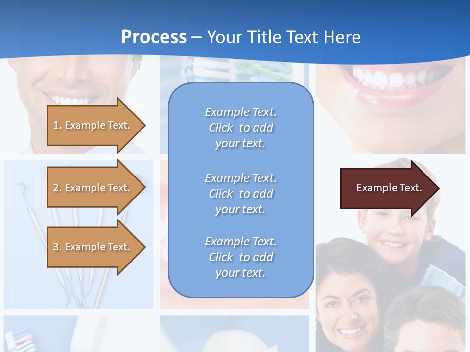 Lips Whitening Man PowerPoint Template