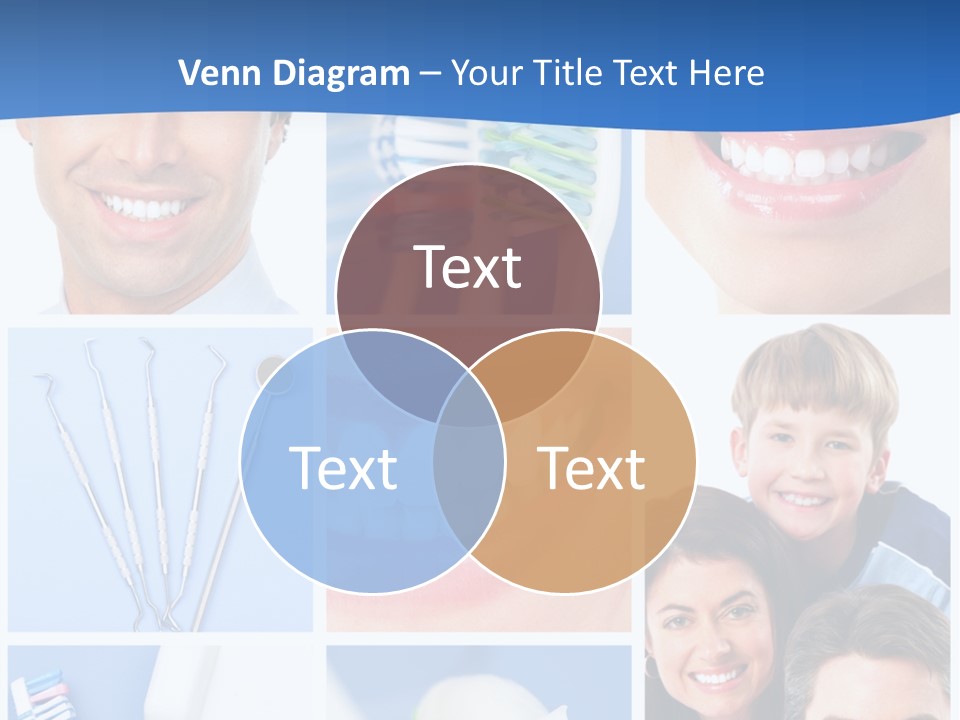 Lips Whitening Man PowerPoint Template