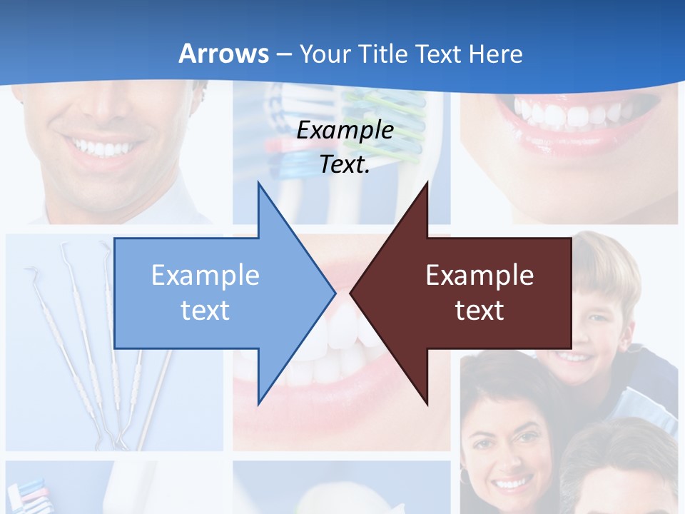 Lips Whitening Man PowerPoint Template