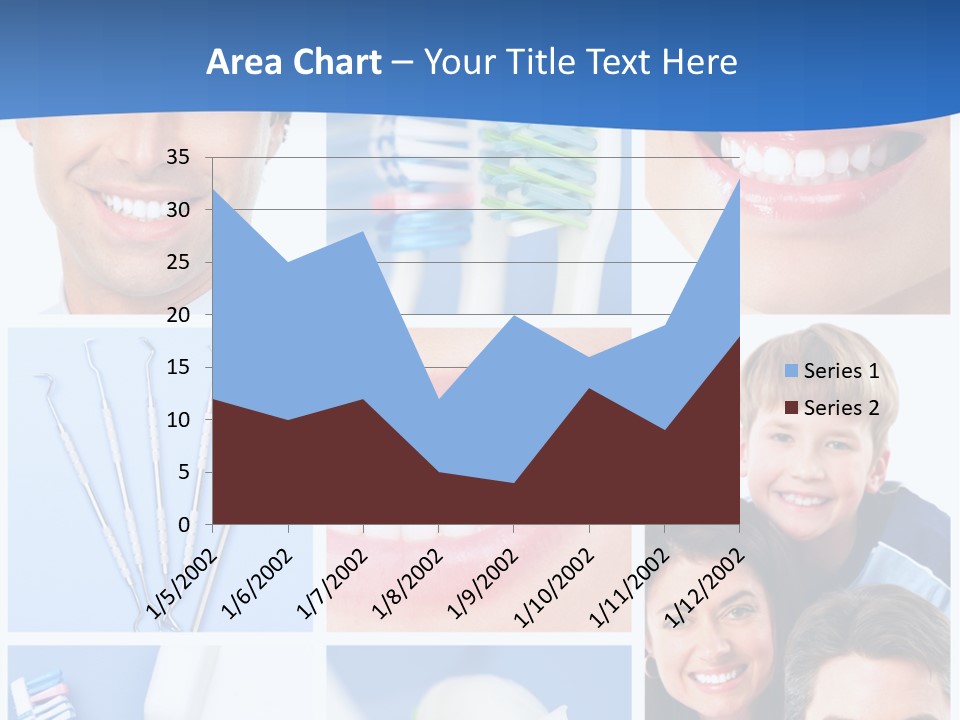 Lips Whitening Man PowerPoint Template