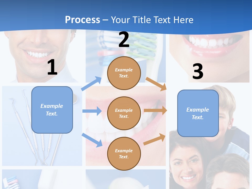 Lips Whitening Man PowerPoint Template