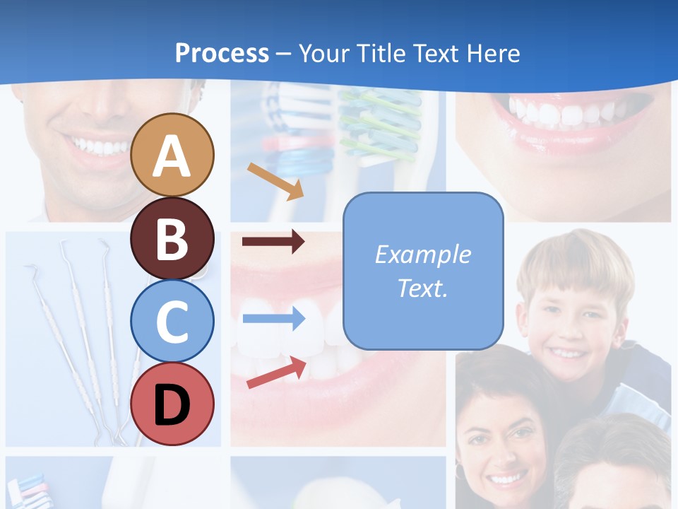 Lips Whitening Man PowerPoint Template