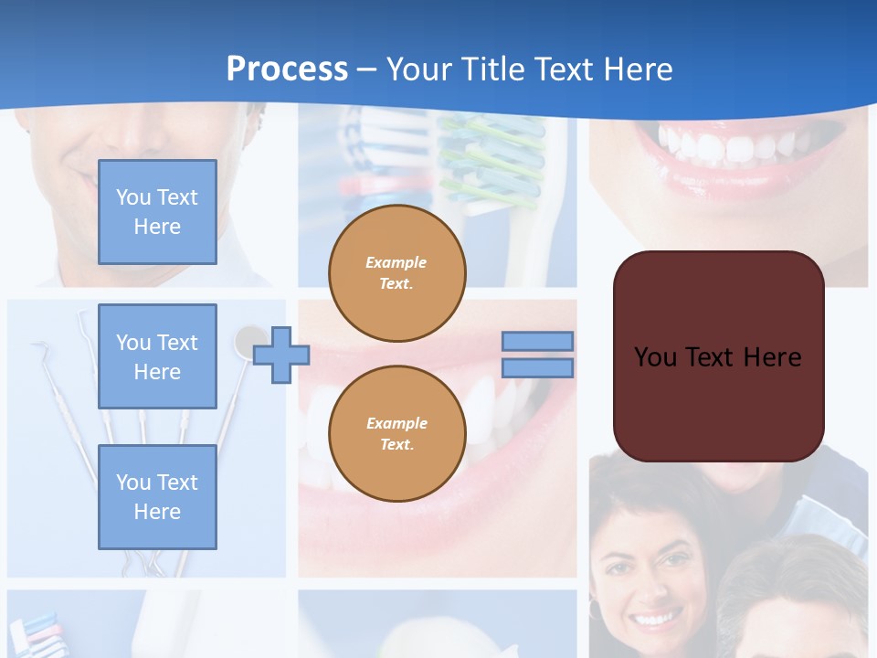 Lips Whitening Man PowerPoint Template