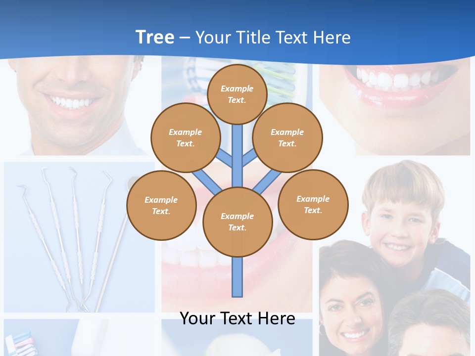 Lips Whitening Man PowerPoint Template