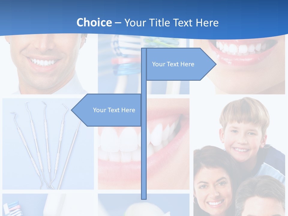 Lips Whitening Man PowerPoint Template