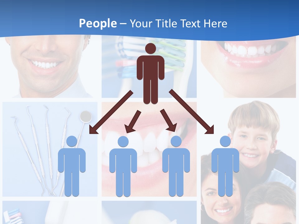 Lips Whitening Man PowerPoint Template