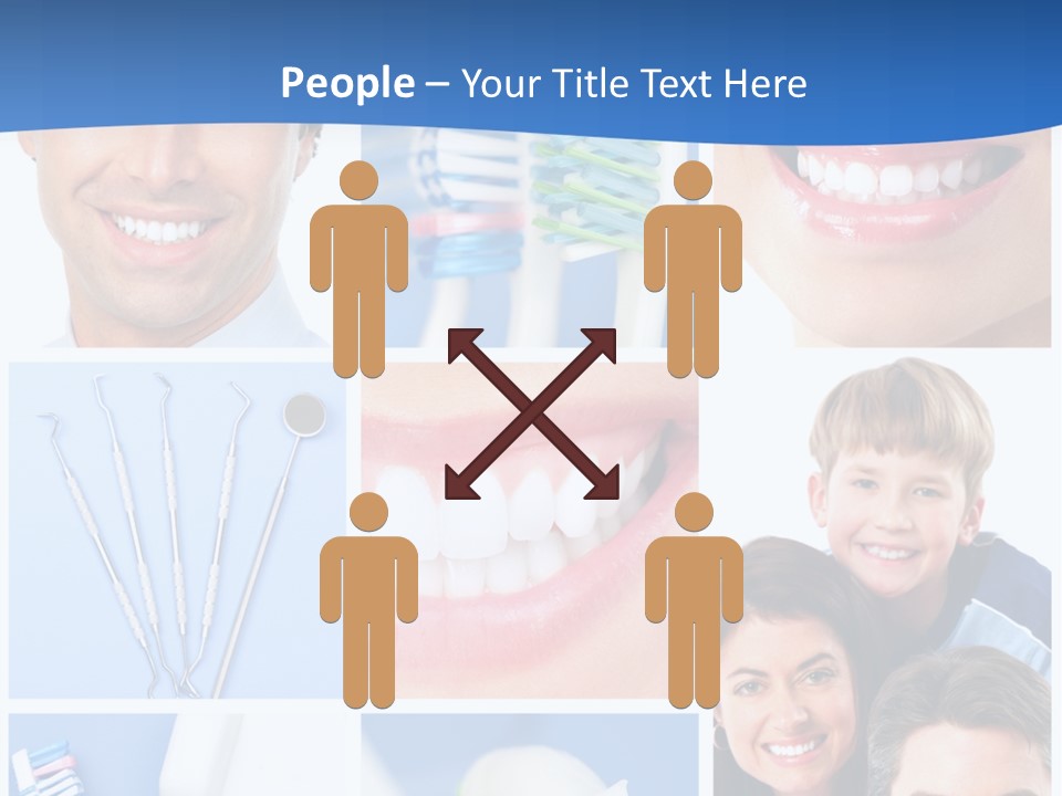 Lips Whitening Man PowerPoint Template