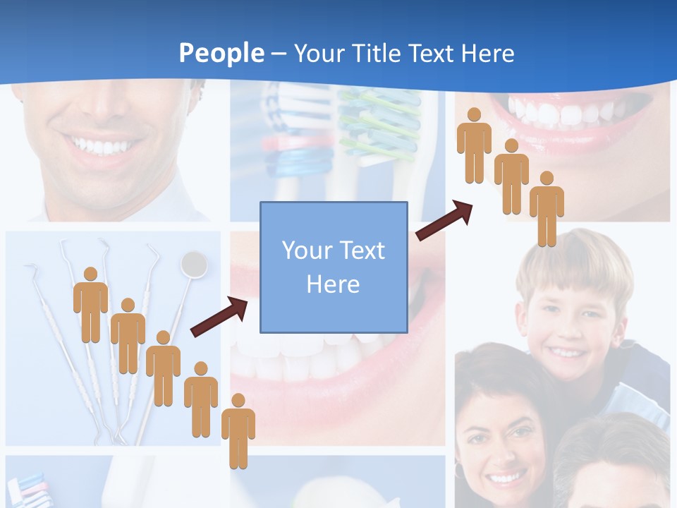 Lips Whitening Man PowerPoint Template