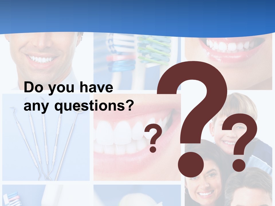 Lips Whitening Man PowerPoint Template