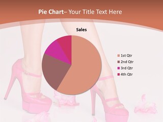 Shoes Flowers Leg PowerPoint Template