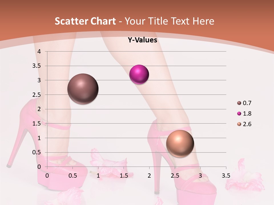 Shoes Flowers Leg PowerPoint Template