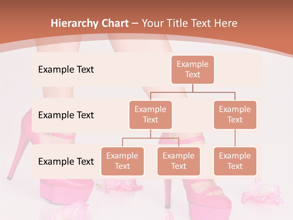 Shoes Flowers Leg PowerPoint Template