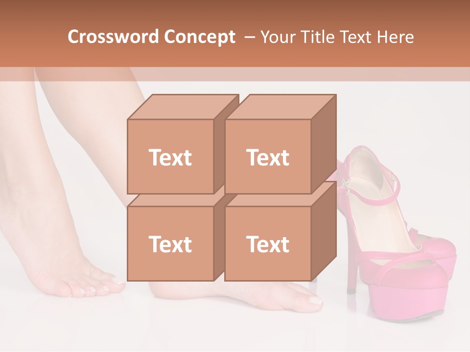 Spa Sensual Foot PowerPoint Template