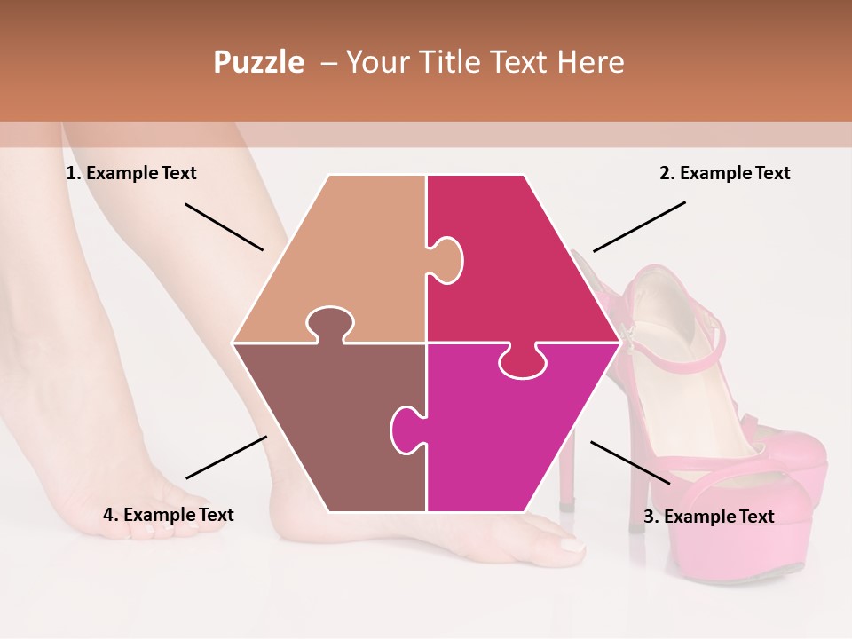 Spa Sensual Foot PowerPoint Template