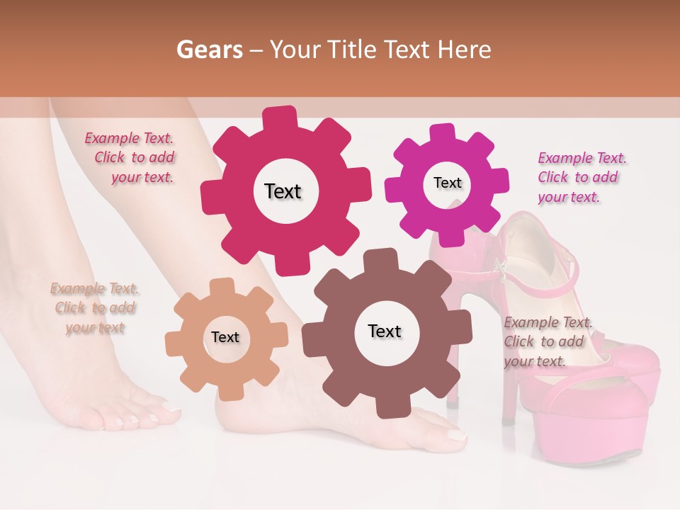 Spa Sensual Foot PowerPoint Template